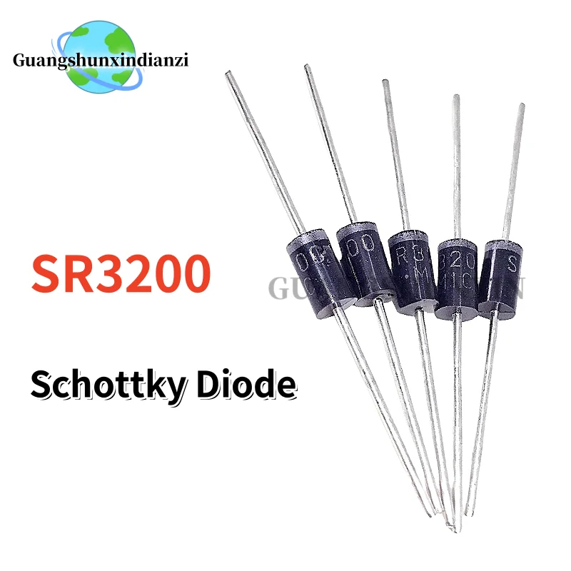 20PCS SR160 SR240 SR260 SR340 SR360 SR540 SR560 SR1100 SR2100 SR2200 SR3100 SR3150 SR3200 SR5100 SR5150 SR5200 Schottky Diode