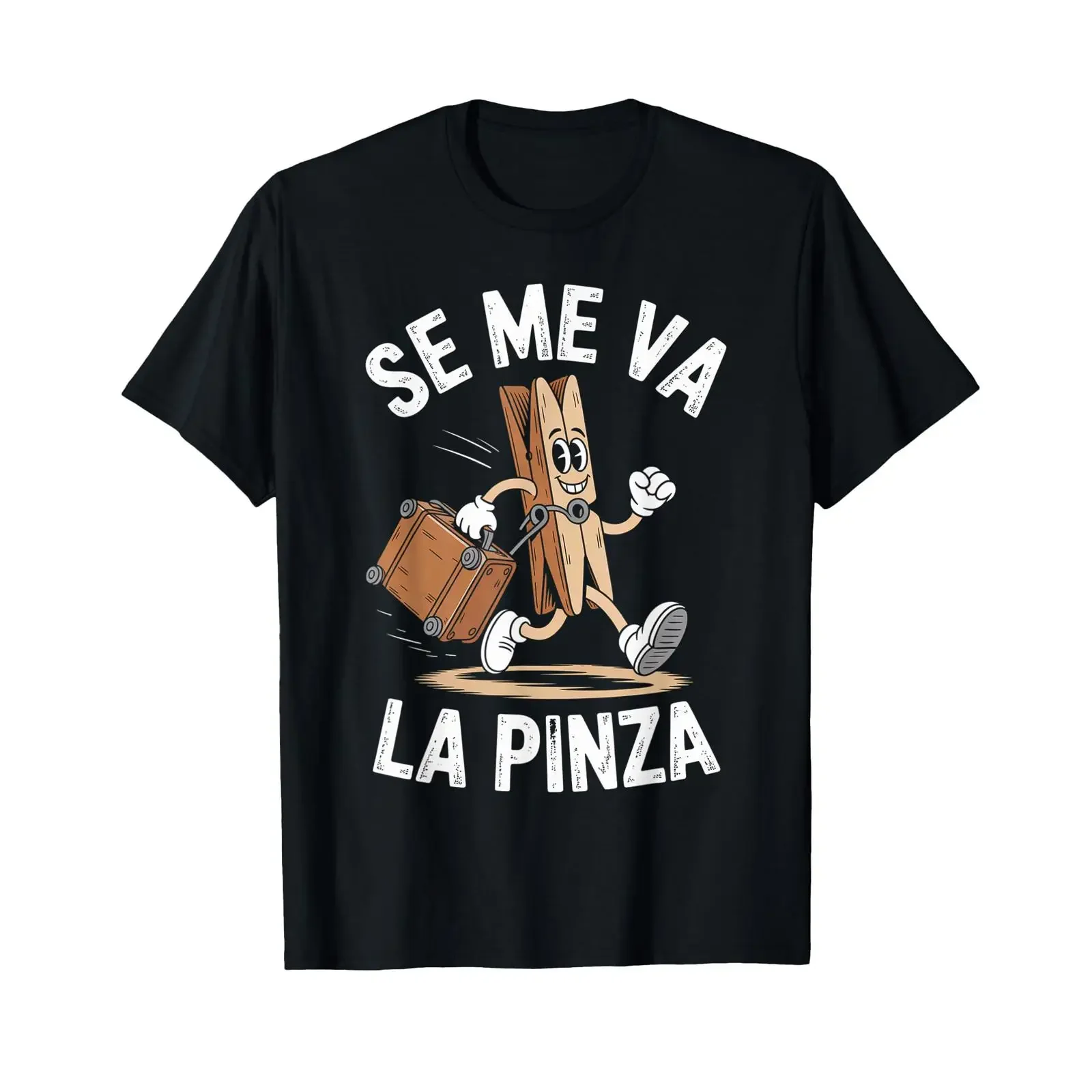 Se Me Va La Pinch Funny Original Humor Sarcasm T Shirt vintage Washed Slightly fashion Top For Everyday Wear Casual Comfortable