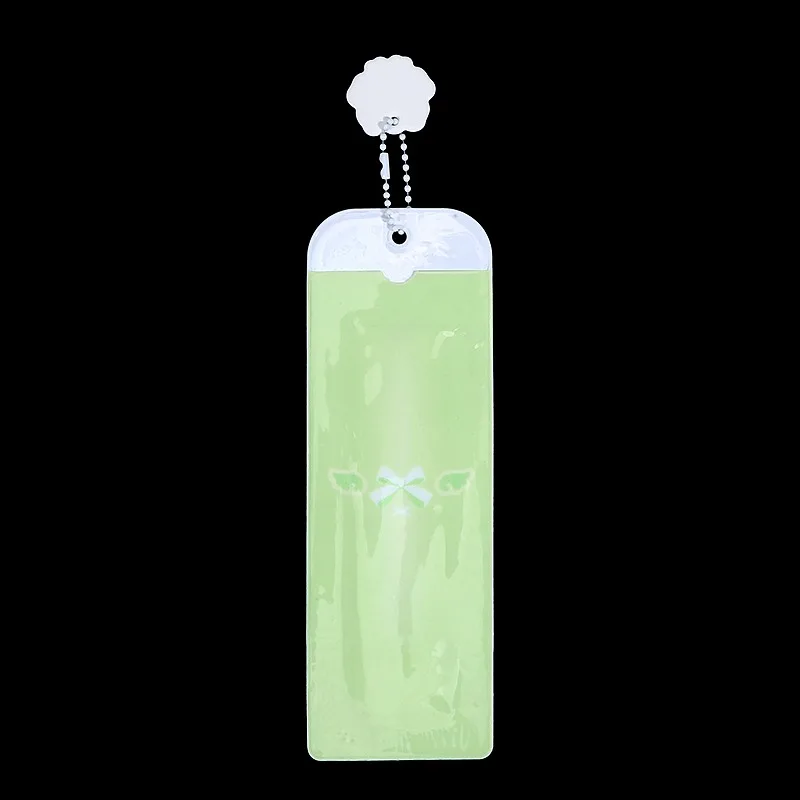 Girls Transparent Photo Card Holder Student Cartoon Star Design Long Style Photo Booth Strip Display Sleeves