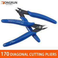 1/3/5pcs Of 170 Type Scissors  Blue Diagonal Pliers  Wire Pliers  Plastic Water Nozzle Pliers  Electronic Cutting Nozzle Pliers