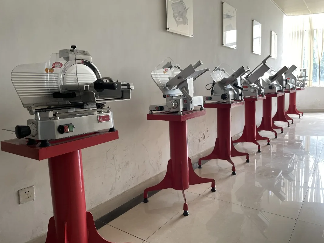 Heavy   14 Inch 350MM Blade Full Automatic   Meat Slicer Floor Standing Stainless Steel Meat Cutter