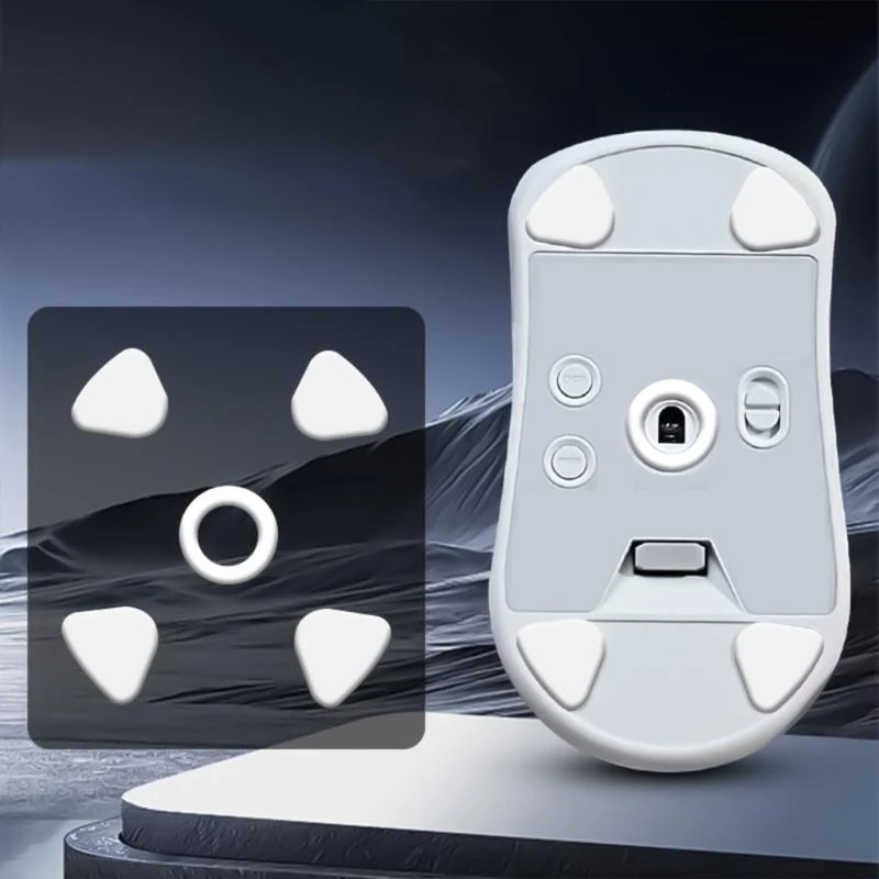 Glass Mouse Feet Game Mouse Skates Ice Version Accuracy For ROG Harpe Mini