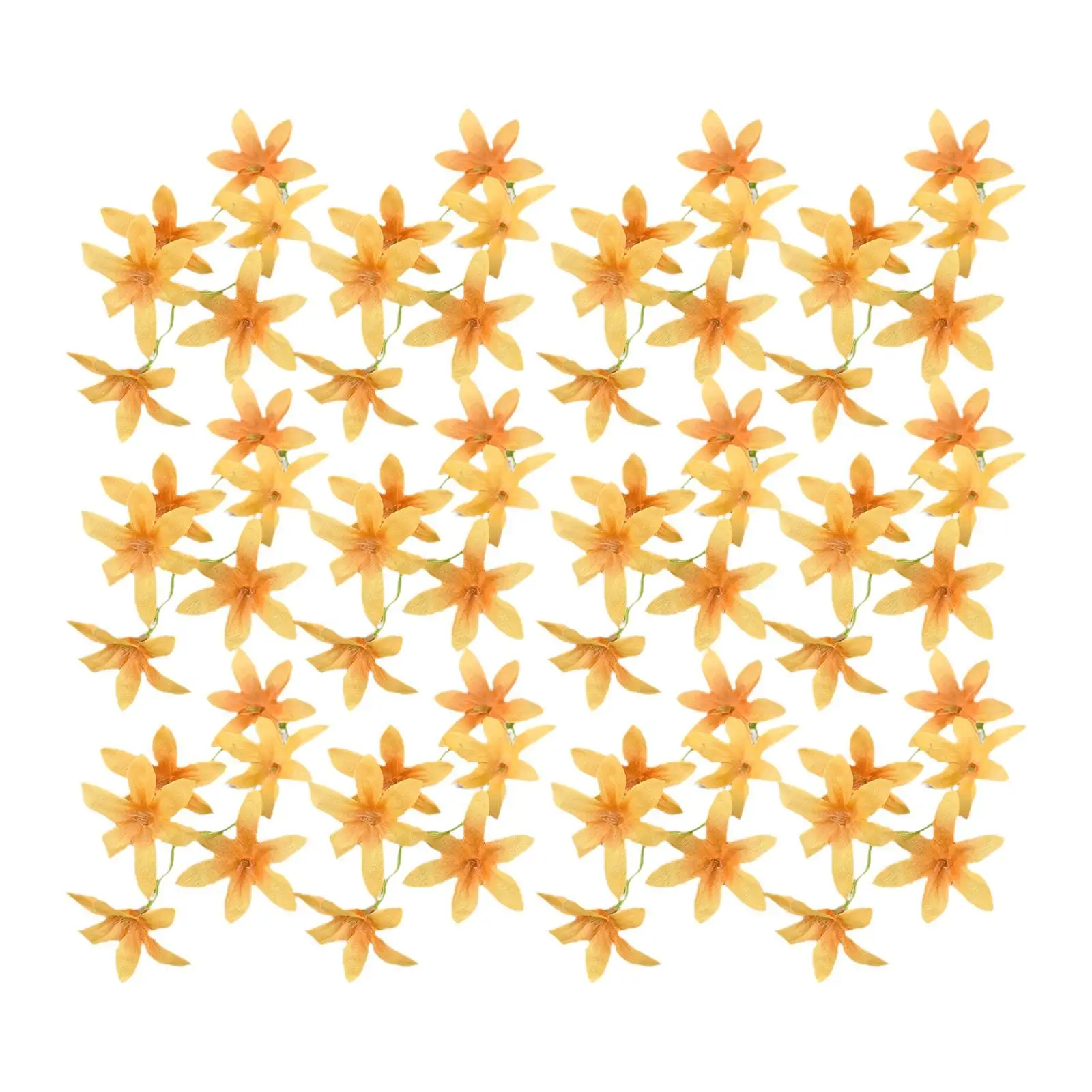 

12x Artificial Orchid Flower Fake Flowers 7 inch Decorative Silk Flowers Simulation Flower for Party Arrangement Home Wedding