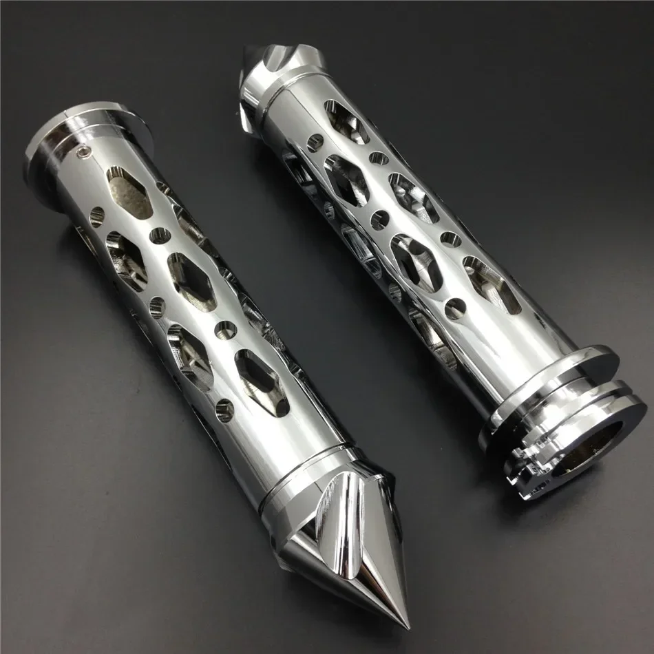 Motorcycle Accessories CNC Billet 22mm 7/8\'\'spike Bar Ends Grips for Kawasaki Ninja ZX9 ZX10 ZX12 ZX14