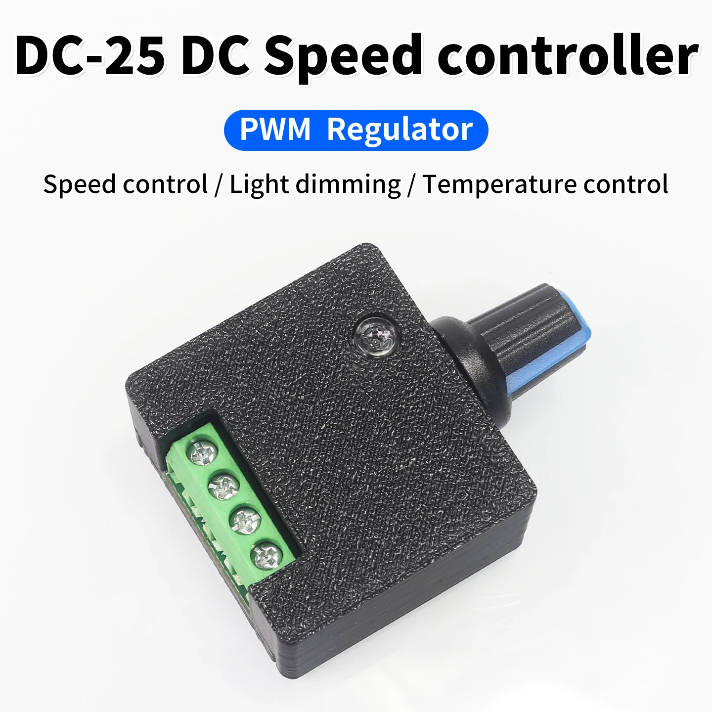 

Mini PWM 12V 24V 3A DC Motor Speed Controller Regulator Dimmer For PC Fan Pump LED Strip