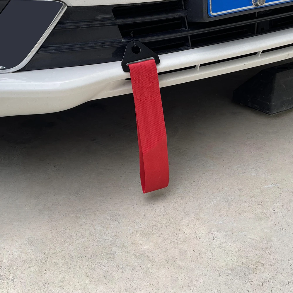 Racing Car Tow Strap High Strength Nylon Bumper Towing Belt Sport Drift Decorative Pull Strap Auto Exterior Decor Accessories