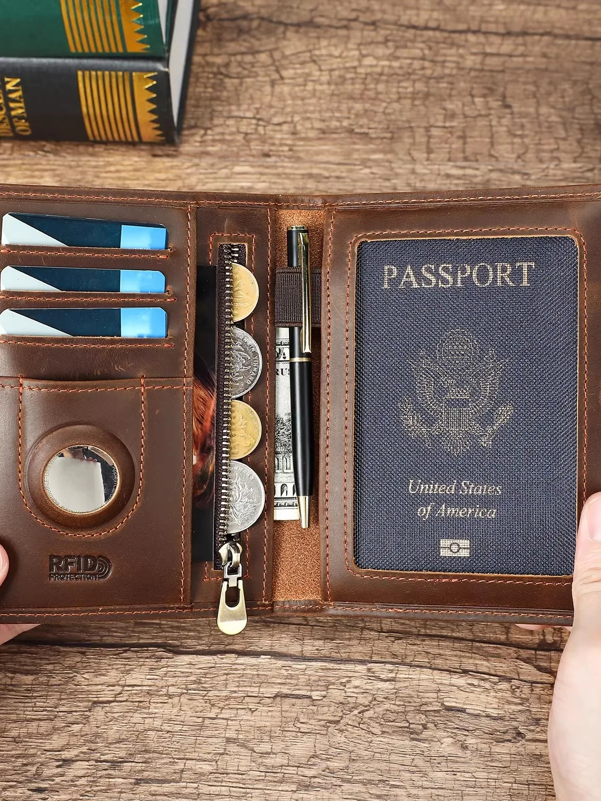 portafoglio-corto-multifunzione-antifurto-in-vera-pelle-yuqixuan-con-porta-airtag-e-posizionamento-gps-per-uomo