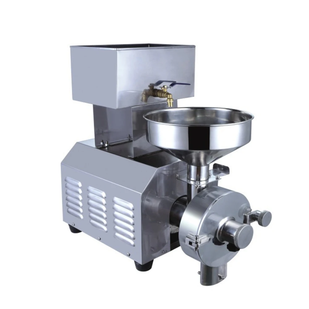 

Dry And Wet Dual-purpose Grinder Grains Powder Machine Fine Commercial Sesame Butter Peanut Butter Grinder