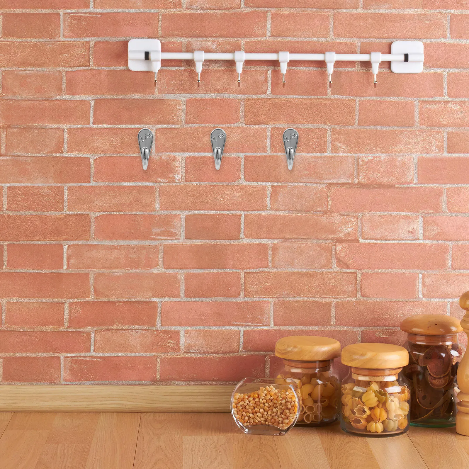 12Pcs Vintage Wall Hooks Single Prong Heavy Duty Utility Hooks for Hanging Clothes Jackets Robes Towels Hats Keys Bags Cup