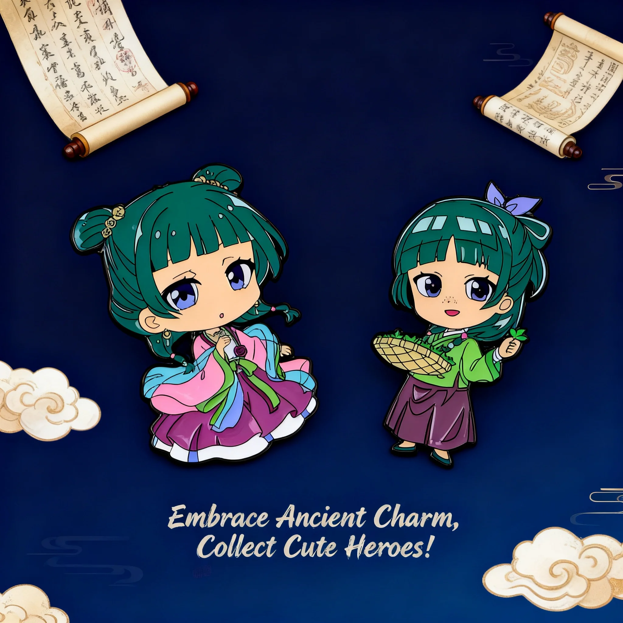 

Anime Girl Enamel Pin Cartoon Badges Cosplay Accessories Fans Gift Women's Brooches Hat Lapel Pins for Backpack Jewelry Toys