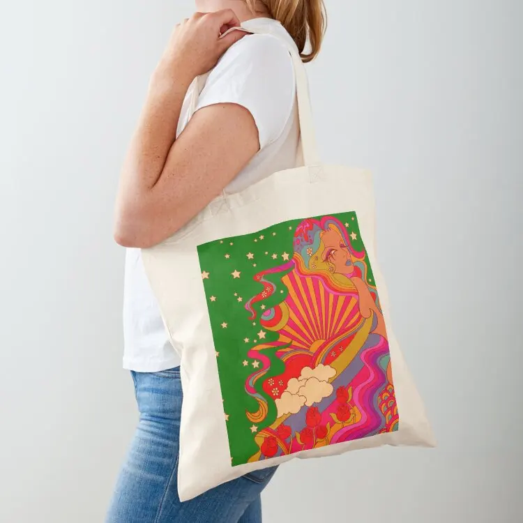 

Psychedelic Lady Tote Bag tote bag women shopper bags Women's shopper women bag