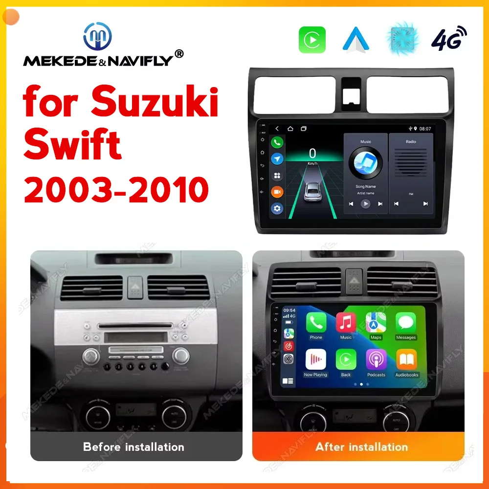 

Android 14 Car Radio for Suzuki Swift 2003 - 2006 2007 2008 2009 2010 Carplay Multimedia Player GPS Stereo 2din Head Unit NO DVD