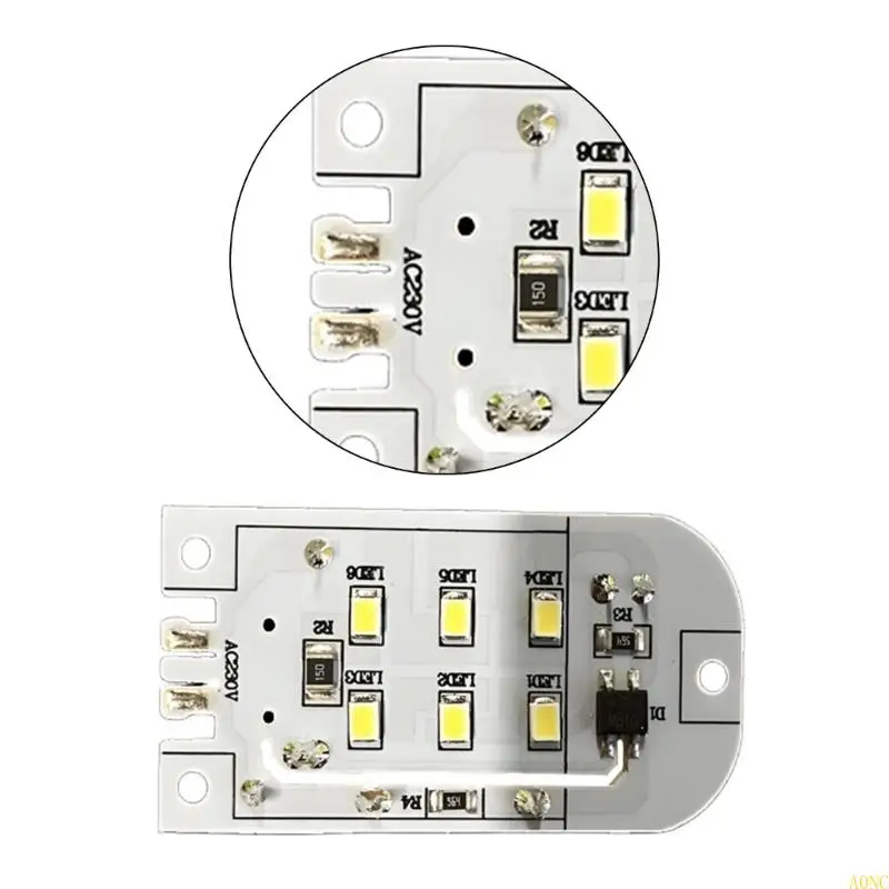 

A0NC Energy Efficient LED Lighting Strips Replacement LED Light Board PCB Texture Refrigerator Lighting for Fridge Model