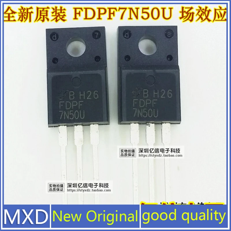 5Pcs/Lot New Original FDPF7N50U FDPF7N50 Field Effect Transistor 7A/500V Import Good Quality In Stock