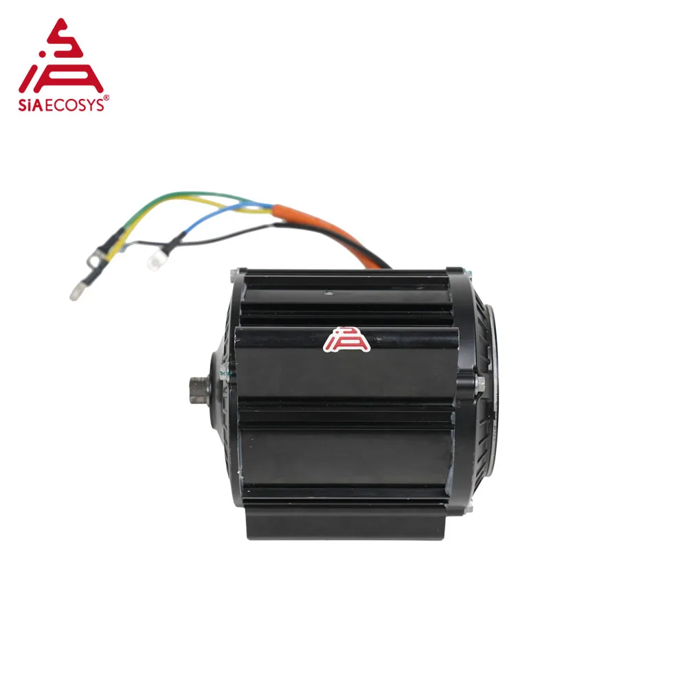 Complete 2500W Rated QSD128A-60 Mid Drive Motor 72V SiAECOSYS PMSM Encoder Assembly for Electric Motorcycle Scooter Conversion