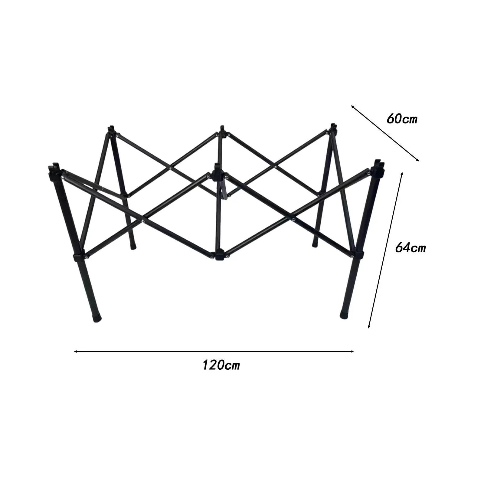 Soporte plegable para acampar en forma de x, conveniente para mesa enrollable, mesa de Camping, pierna para Picnic, reuniones de barbacoa al aire libre