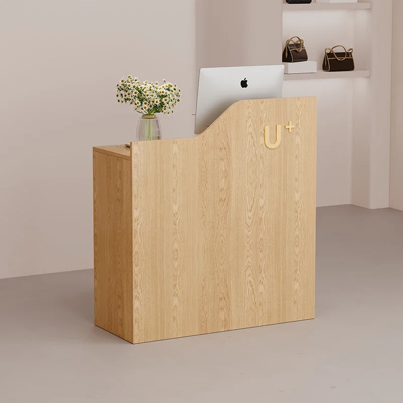 Simple Luxury Reception Desks Cashier Beauty Modern Salon Small Bar Counter Clinic Escritorio De Recepcion Commercial Furniture