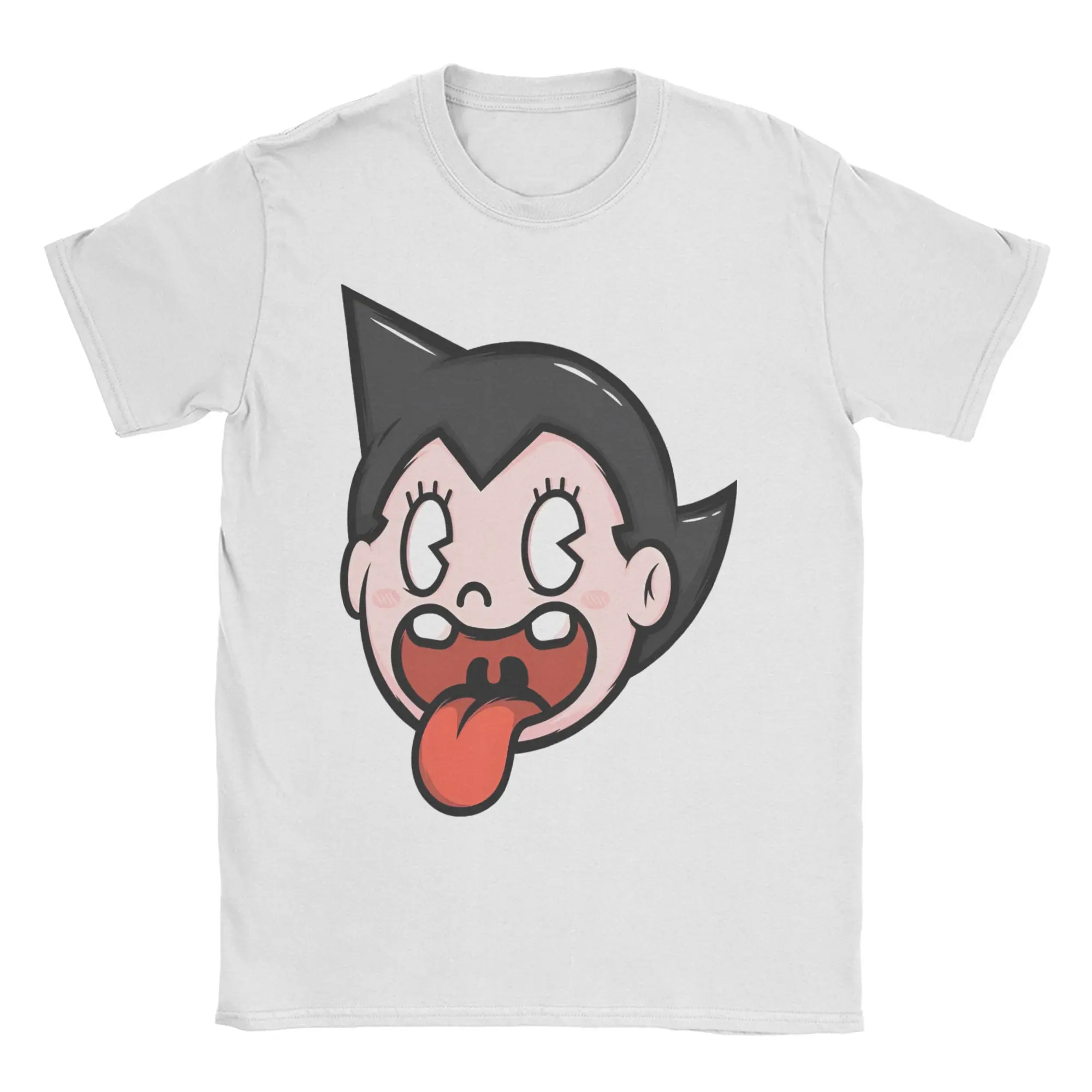 

Мужская футболка Astro Boy, милая забавная футболка из 100% хлопка, футболка с круглым вырезом и короткими рукавами, идея подарка, одежда