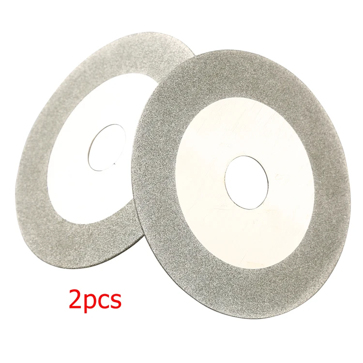 1/2pcs mola diamantata dischi tagliati mola rivestita sega circolare Dremel utensile rotante utensili rotanti #100
