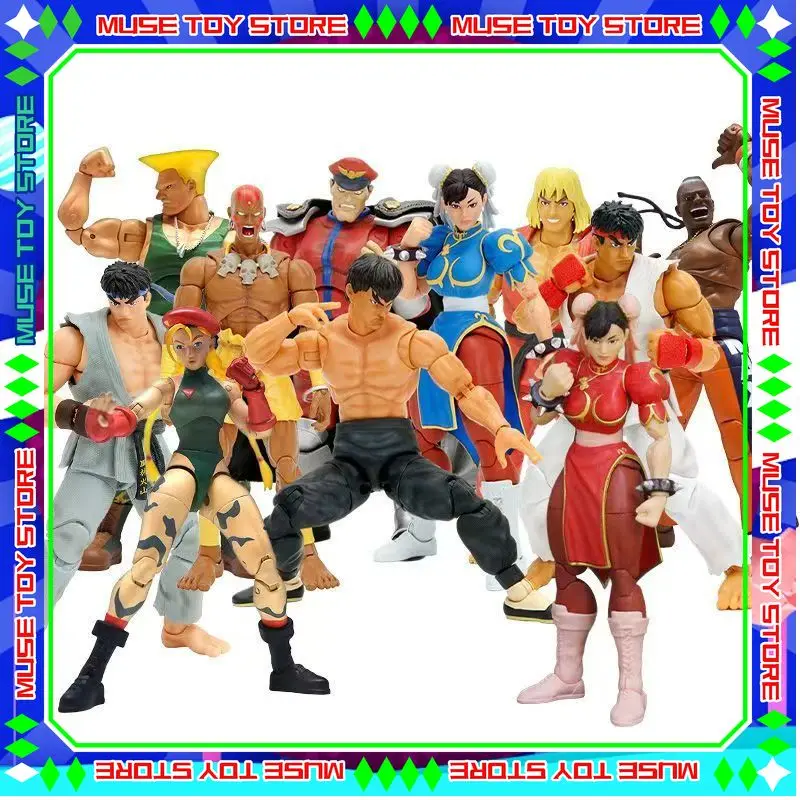 Jada Toys Ultra Street Fighter II M.Bison Dhalsim Violent Ken RYU Chun Li Figura de Acción Coleccionable de 6 Pulgadas, Juguetes y Regalos en Stock