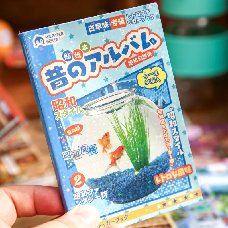 30 ورقة شووا الخيال سلسلة Kawaii فلاش يموت قطع كتاب ملصقات DIY بها بنفسك غير المرغوب فيه مجلة مذكرات سكرابوكينغ المواد القرطاسية ملصقات #1