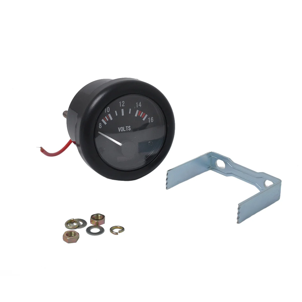 

Waterproof Marine Voltmeter 12V 52mm LED Backlight 8-16V Voltage Gauge for Boat Yacht Accurate Marine Voltage Meter