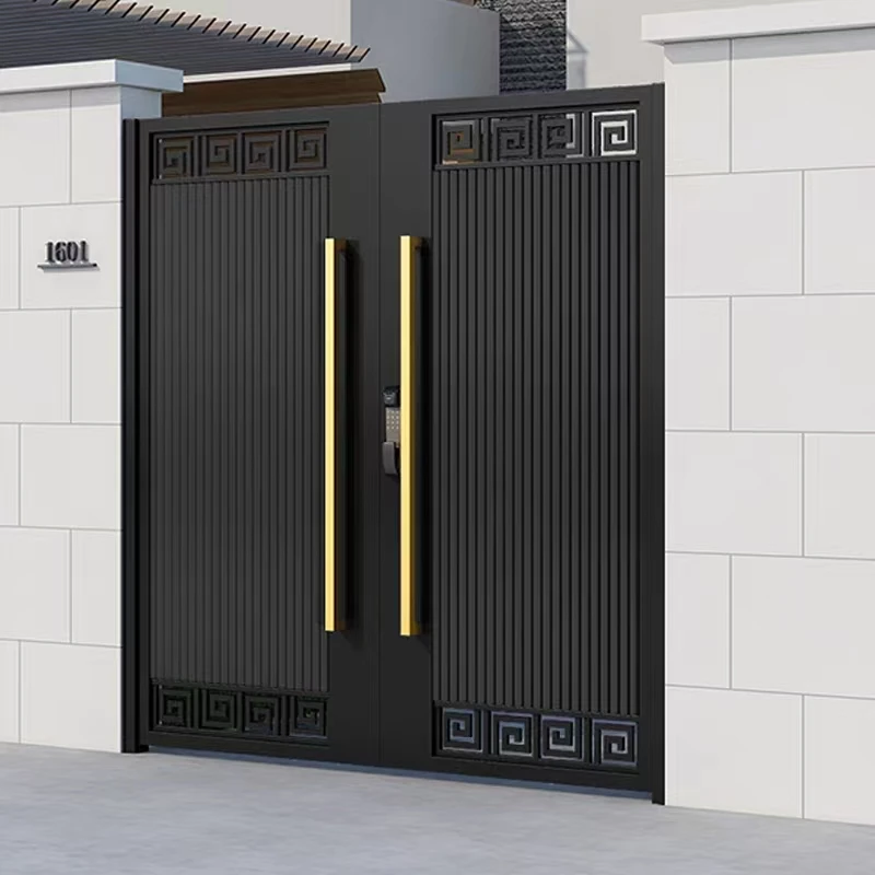 

Smart Premium Automatic Aluminum Gate Door with Remote Control & Security Lock for Outdoor Main Entry & Hospital Use