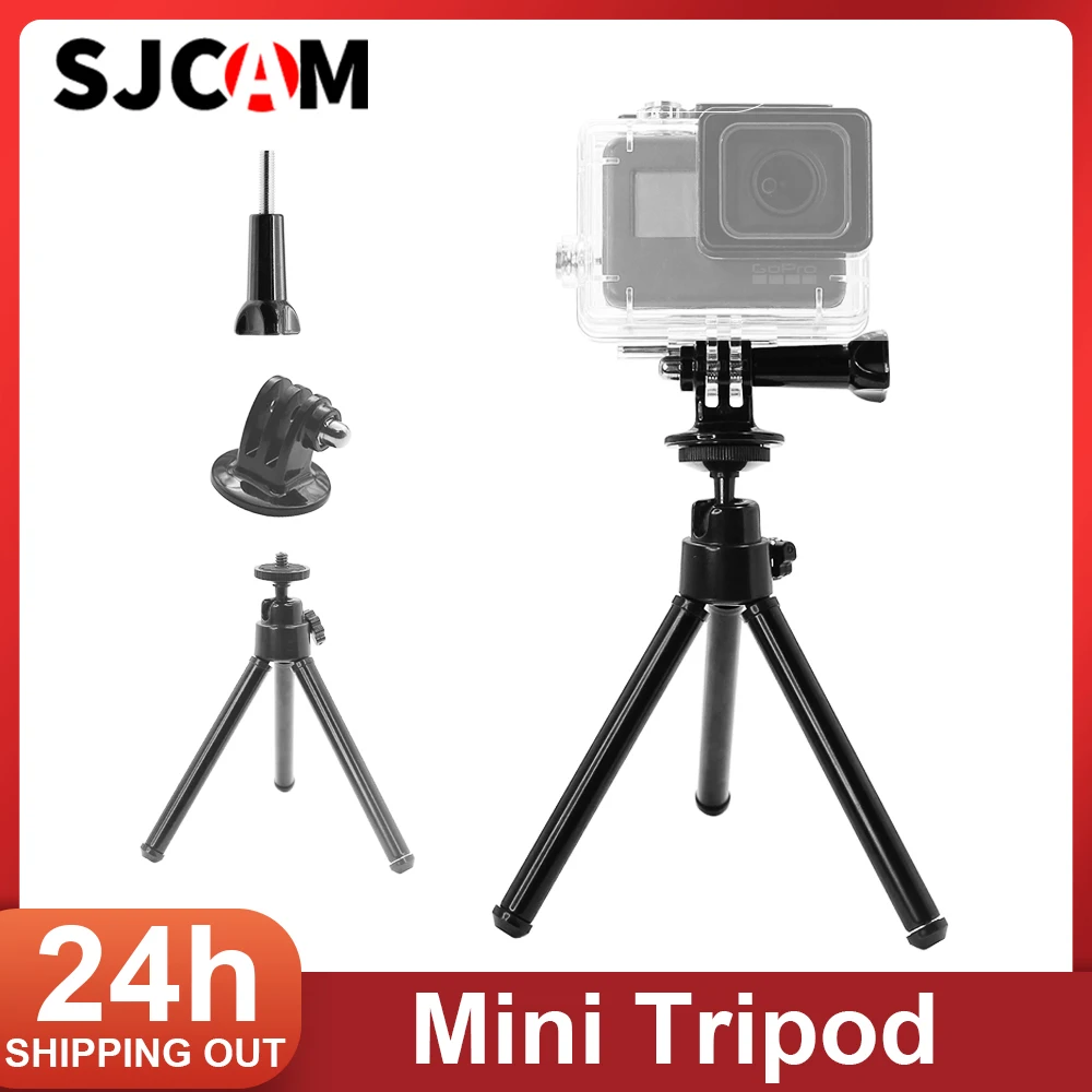 

Mini Tripod 360 Degree Rotation Portable Stand With Phone Clip For Gopro Insta360 Sjcam Xiaomi IPhone Samsung Tripod Holder