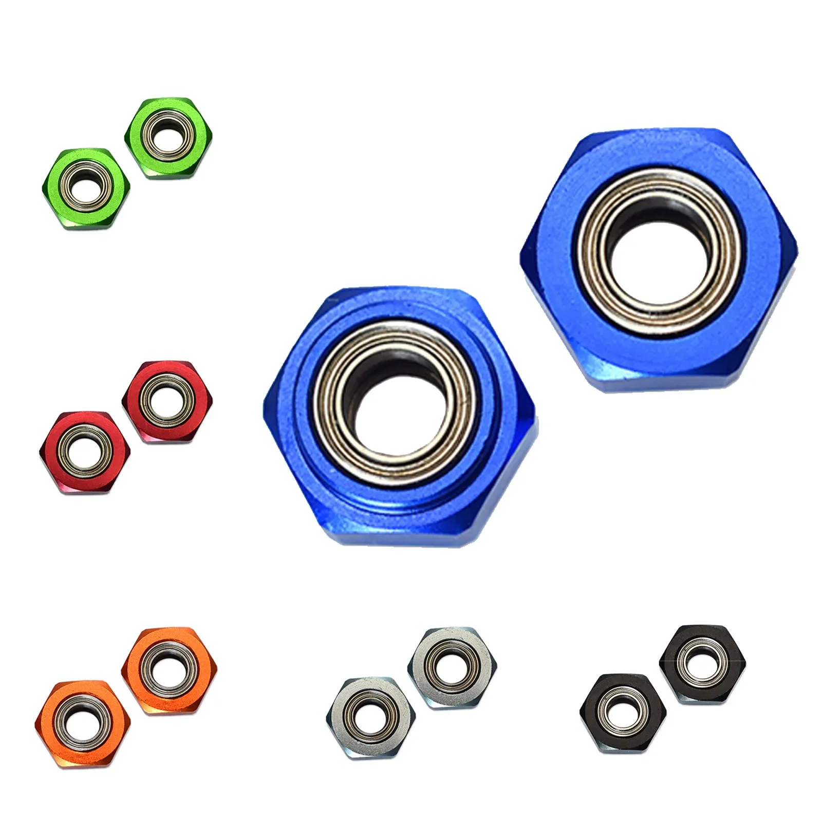 Aluminum Front Wheel Hex Adapter w/ Bearing For 1/10 Tamiya DT-03 RC Car rc crawler upgrade parts