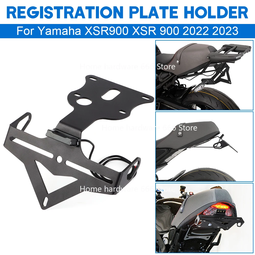 

Для XSR900 XSR 900 2022 2023, держатель заднего номерного знака мотоцикла, держатель пластины, кронштейн, хвостовое аккуратное крыло, элиминатор