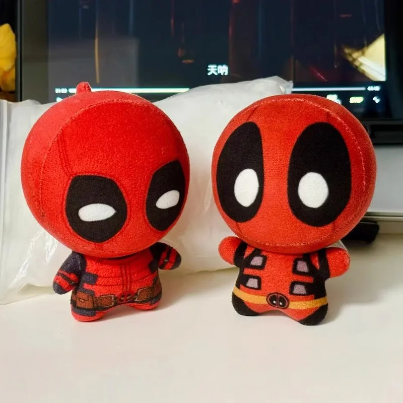 

10 см новые плюшевые игрушки Marvel Deadpool, мультяшные фигурки комиксов, мягкие куклы, подвеска, детские подарки на день рождения, кавайный рождественский декор