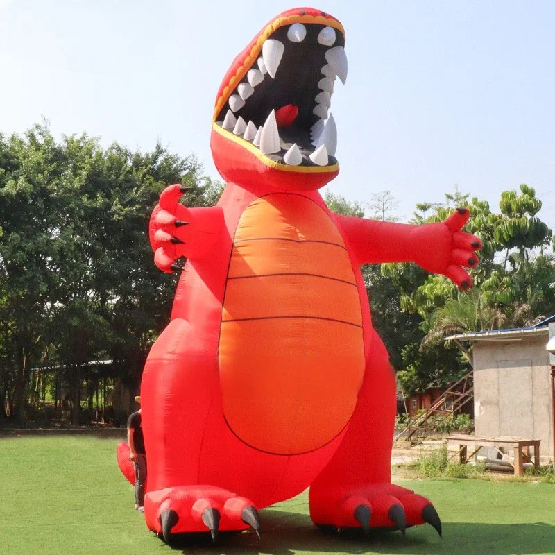 20ft Tall Giant Advertising  Inflatable Dinosaur Balloon For Event Decoration Custom 6m Height Blow Up Tyrannosaurus Toys