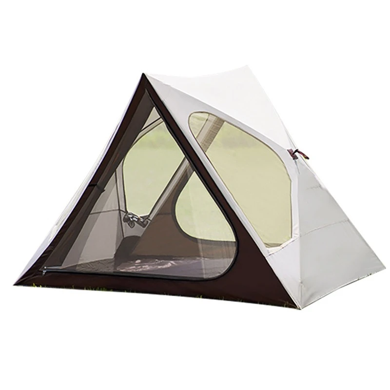 Automatic quick-opening triangle tent outdoor portable folding camping tent