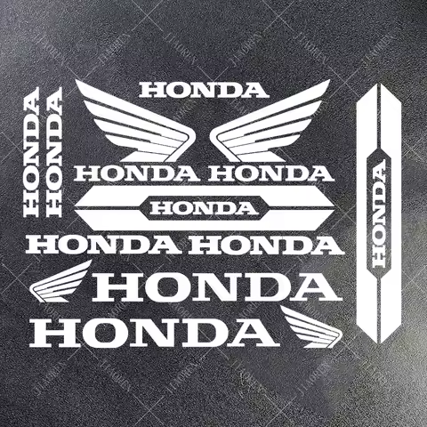 Vinyl Honda Stickers Logo Motorcycle Tank Bike Helmet Decal Kit CBR600RR CBR1000RR CB650R CB1000R FMX650