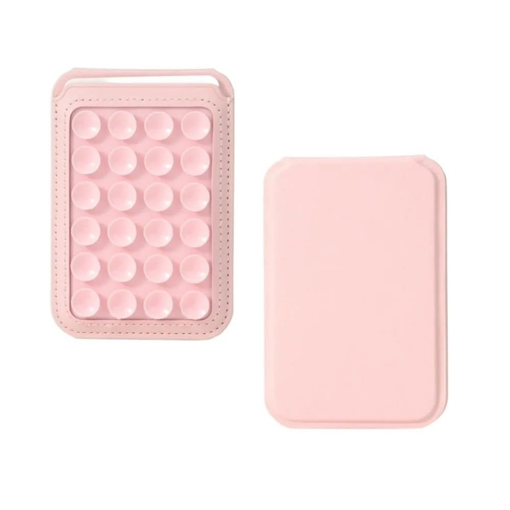 

For Magsafe Magnetic Card Holder Strong Adsorption Suction Cup Phone Stand Anti-theft Leather for iPhone 17 16 15 14 13 ProMax