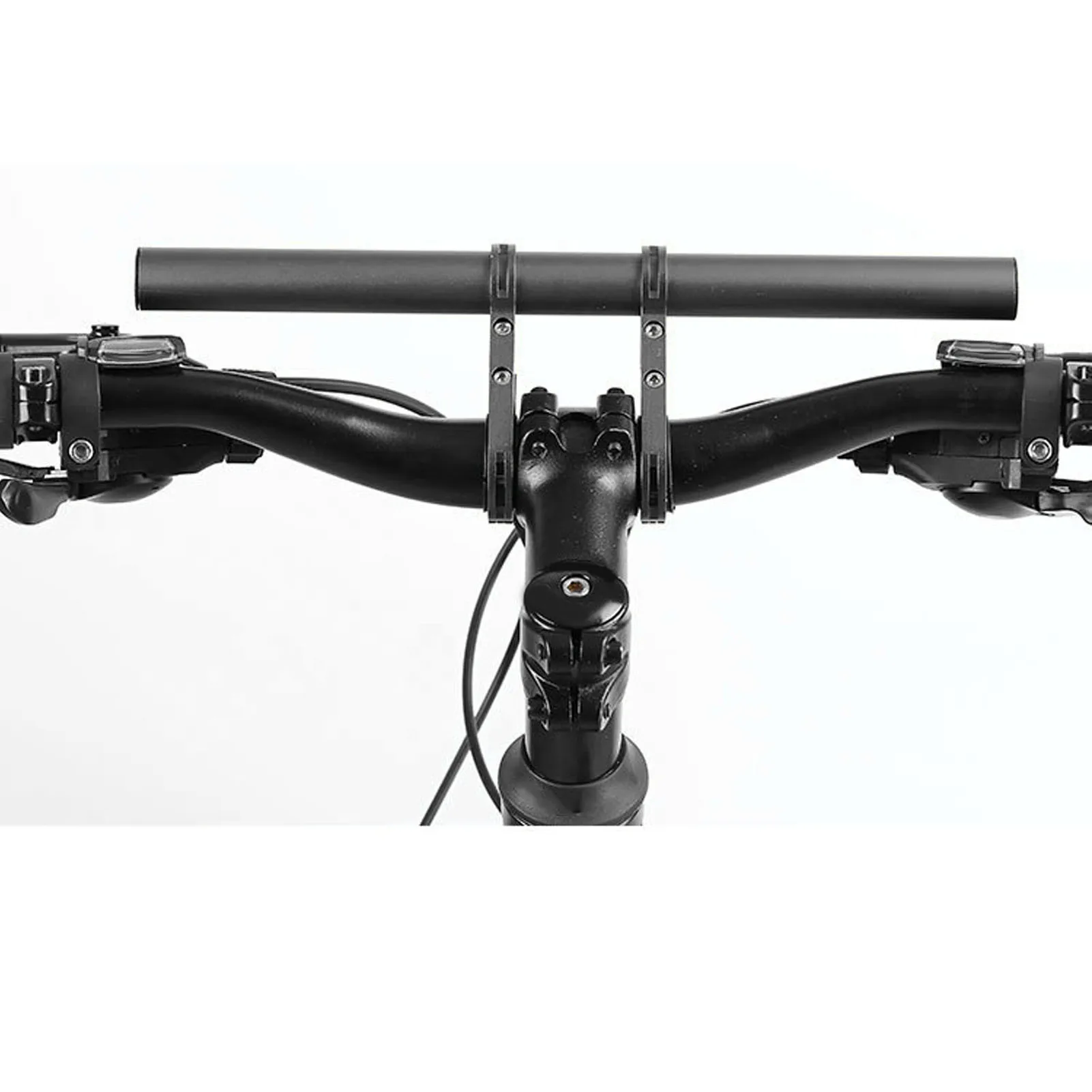 

Adjustable Bike Rack, Aluminum Alloy Extender, Lightweight Bike Handlebar Extender - Carbon Fiber Blended for Road Bikes