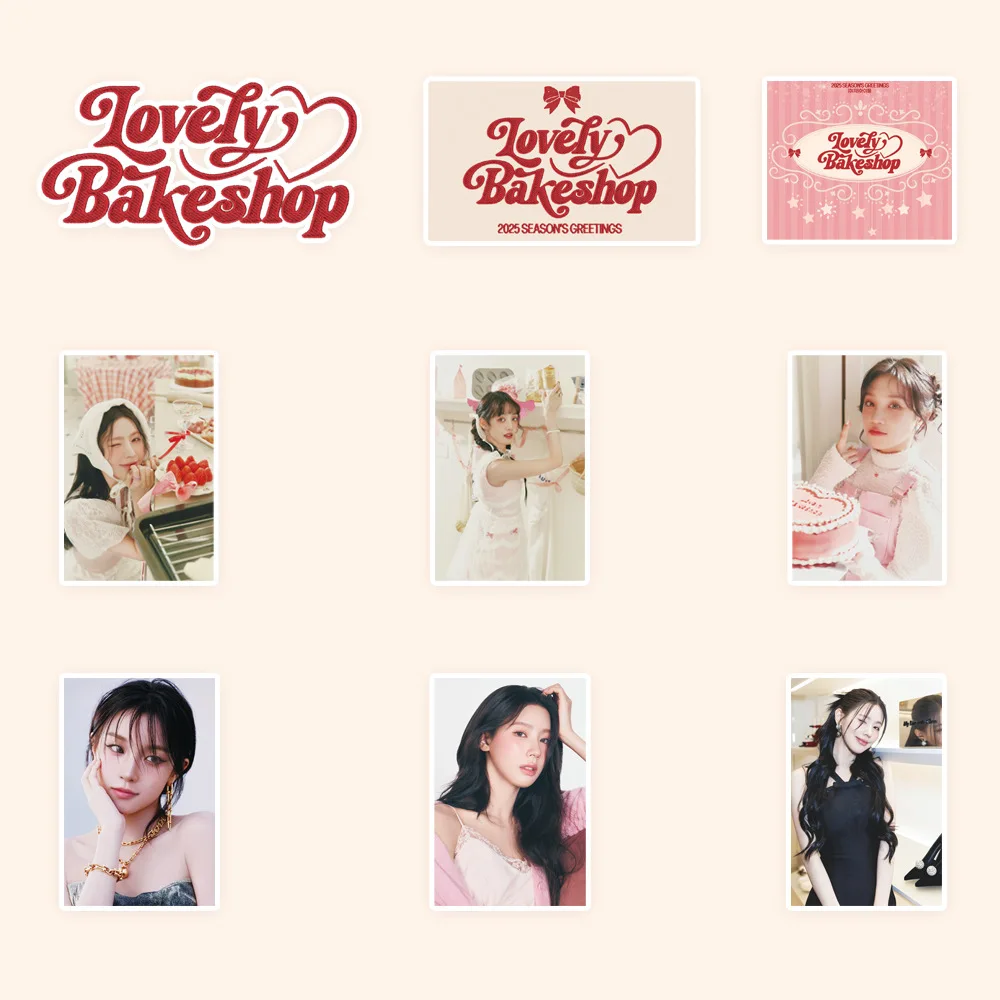 (G)I-DLE Idol New Album Lovley Bakeshop Decoration Scrapbook Laptop Sticker MiYeon Minnie SoYeon YuQi ShuHua Sticker Fans Gift