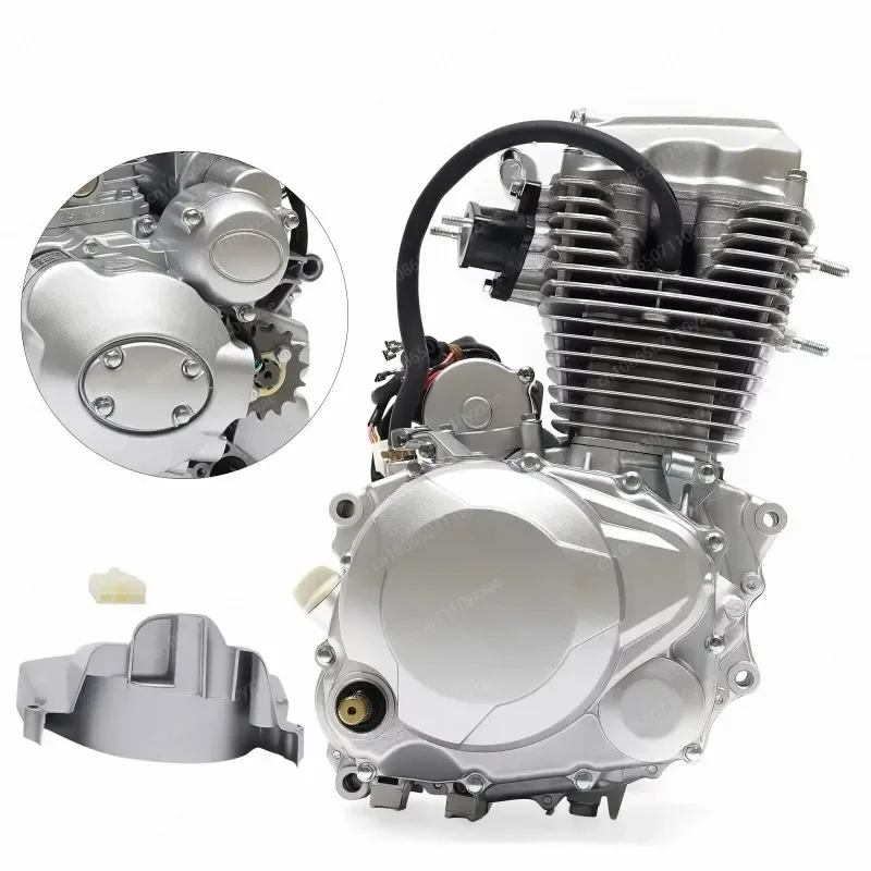 200CC 250CC 4-Stroke Vertical Motorcycle ATV Engine CG250 With 5-Speed Manual Transmission Intake Pipe Drive Sprocket Spark Plug