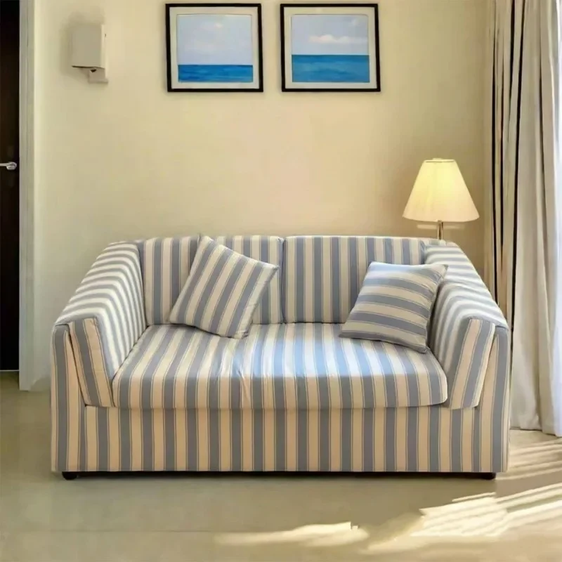 French Cushion Pattern Living Room Sofas Soft Relax Adults Classic Sofa Luxury Lounge Pastoral Home Furniture Accessories