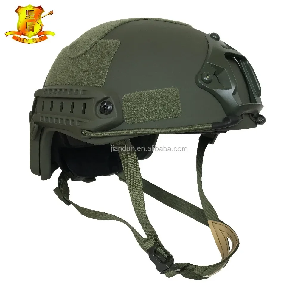 NIJ Level IIIA 3A 9mm .44 Mag NIJ Level III IV GOST BR1 BR2 BR3 BR4 BR5 Ballistic Helmet Visor Ballistic Helmet