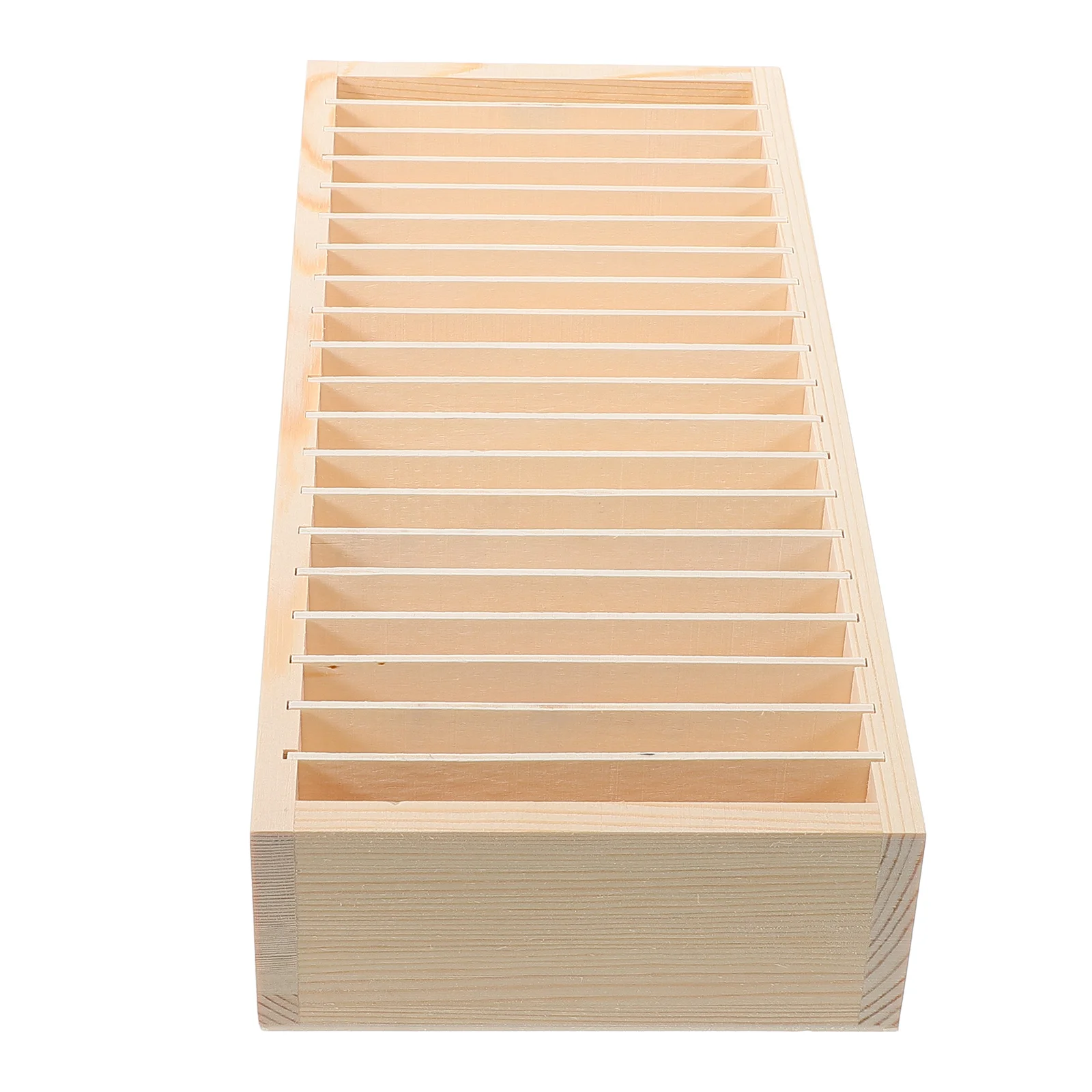 Kotak Penyimpanan Kayu Multi Nomor Kartu Nama Organizer Tempat Desktop Perhiasan Kantor