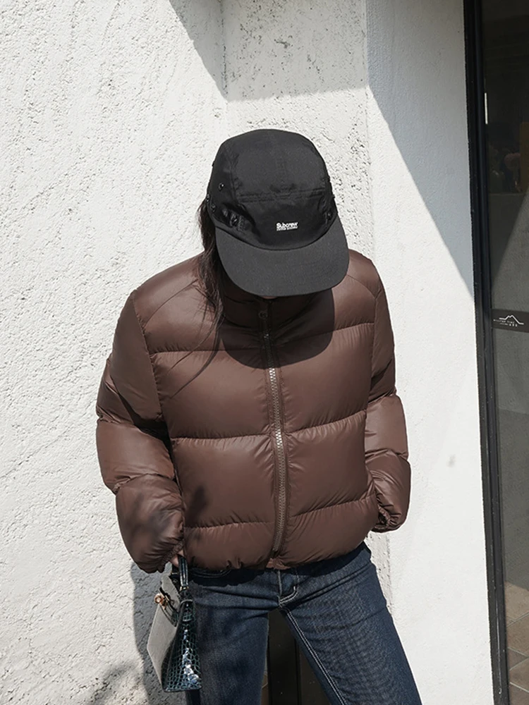 COUTUDI Women's Cozy Jacket Warm Short Outerwear With Pockets, Solid Color Casual Winter Coat,Cozy Clothing, Casual Style Coat