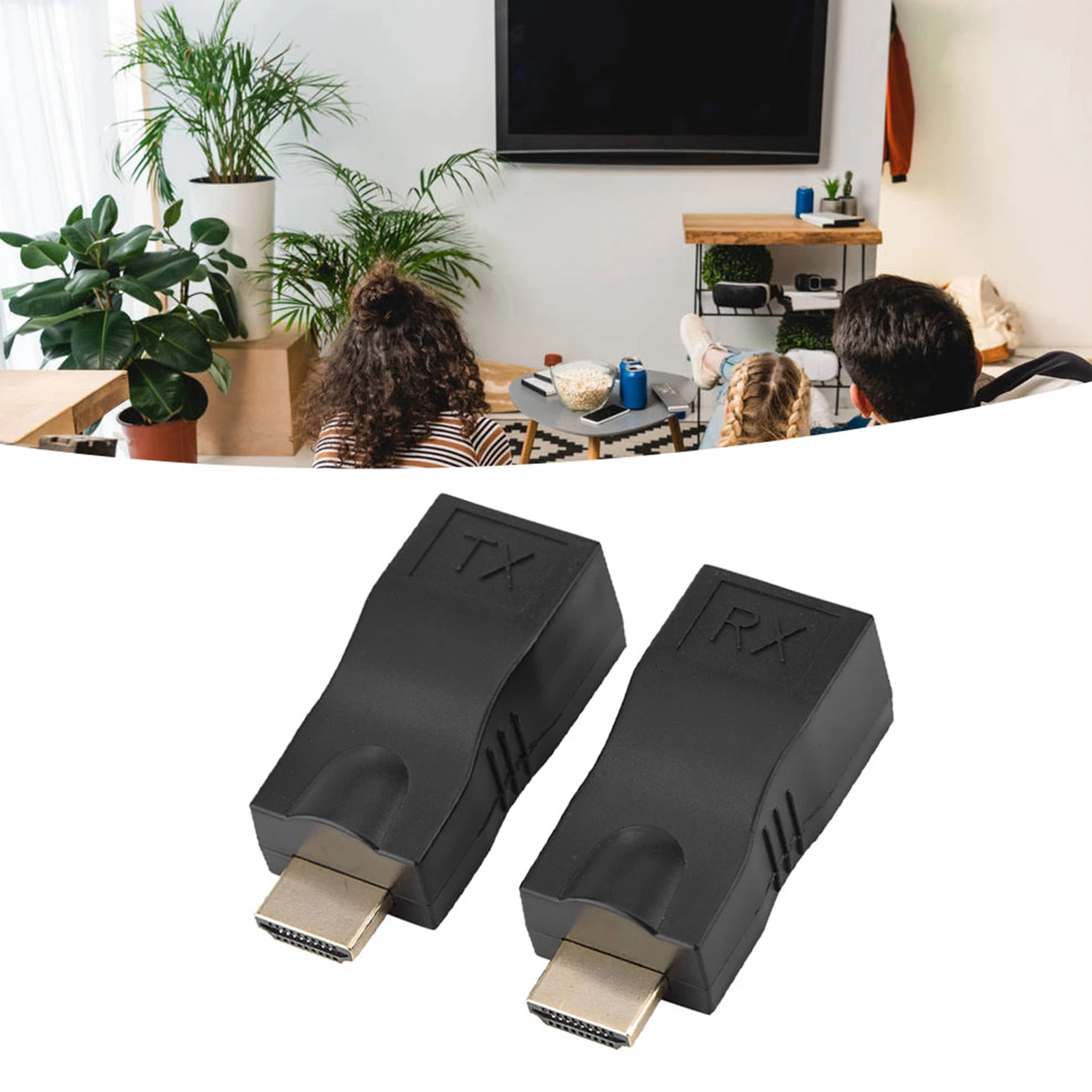 2X Hdmi 30M To RJ45… - image