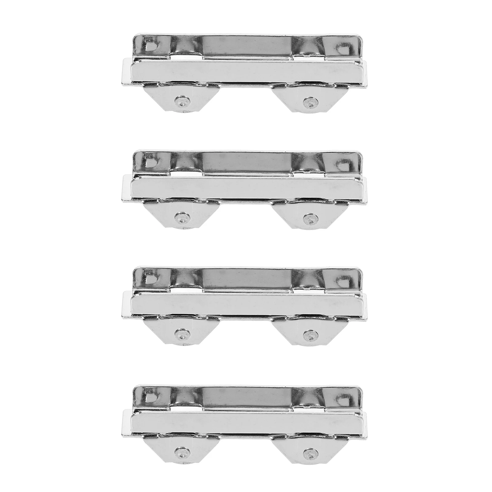 4pcs Sliding Patio Door Rollers Slotted Sliding Door Wheels Glass Door Pulley Shower Barn Wheels Replacement