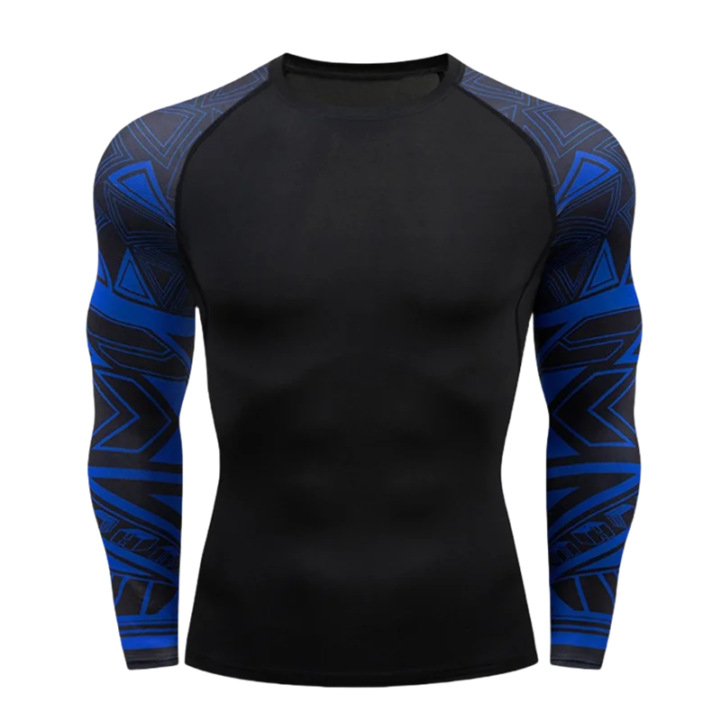 Cody Lundin Men's Compression Gym Wear Swim T Shirt Wholesale Men Gym Wear Slim Fit Rash Guard Compression T Shirt image 4