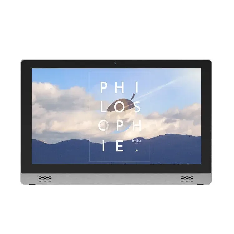 Lcd de Android de 22 polegadas que pendura a máquina montada na parede da propaganda do jogador da propaganda