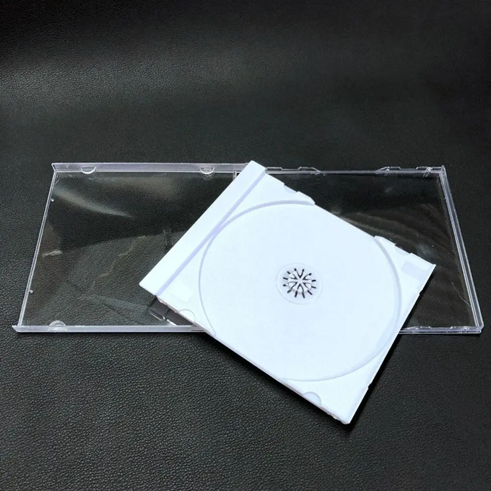 Album Box Translucency CD Protective Case Dust Protection Anti-scratch Disc CD Box Clear Empty Single Disc Storage DVD Case