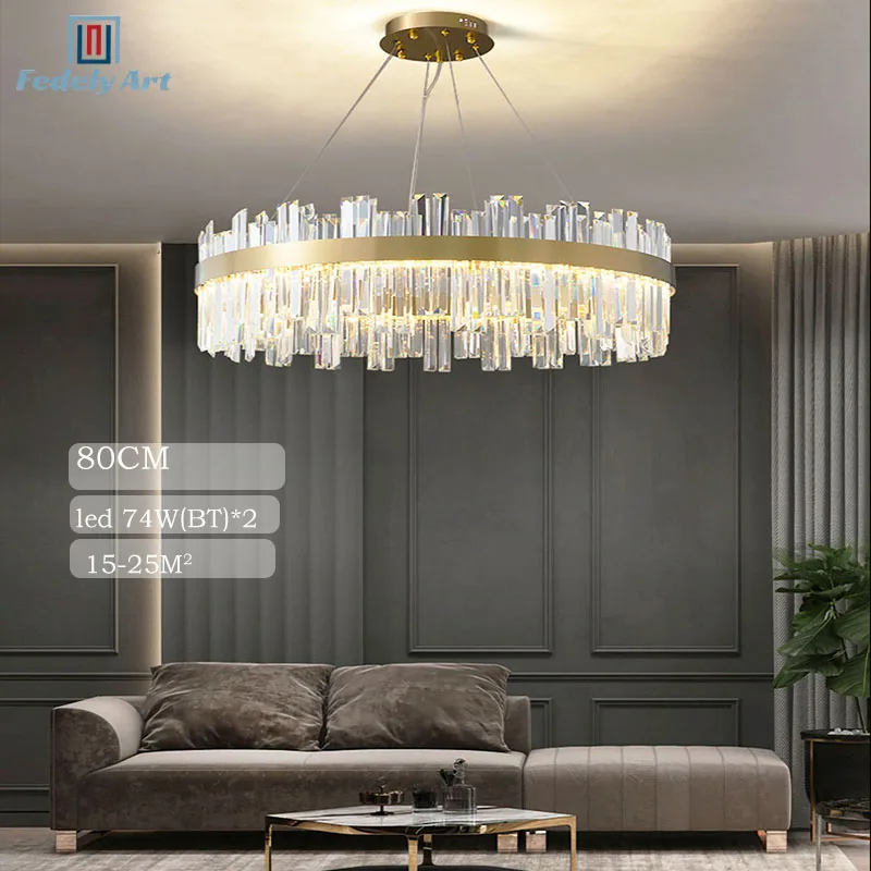 Crystal Chandelier Scandinavian Modern Bedroom Dining Room Chandelier Living Room Crystal Lighting Indoor Lighting Crystal Lamps