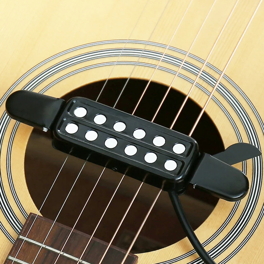 

Guitar Pickups Acoustic Bass Transducer Metal Instrument Easy Installation High Sensitivity Low Noise Durable Performance Guitar