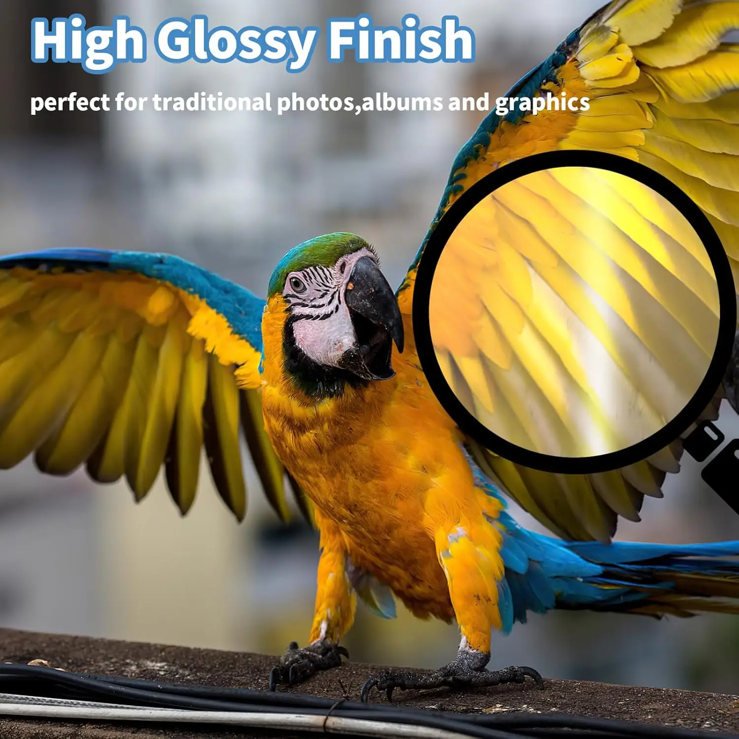 A5 Photo Paper , Waterproof Glossy for Photo Paper，A5 Size 230gsm Waterproof Embossed Card Paper Inkjet Photo Paper